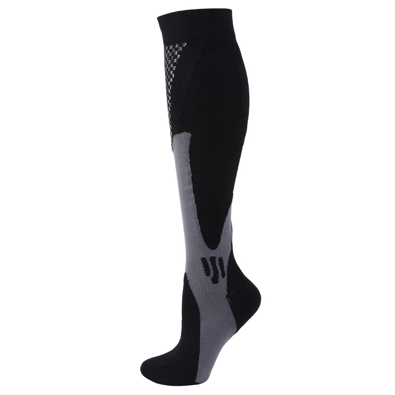 1 par de calcetines de compresión calcetines deportivos medias de enfermería médica previenen las venas varicosas calcetines embarazo enfermería atlético fútbol SOX