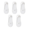 5 pares de calcetines para mujer, transpirables, invisibles, de silicona, antideslizantes, de color sólido, calcetines tipo barco, cómodos, de alta calidad, invisibles, ultrafinos