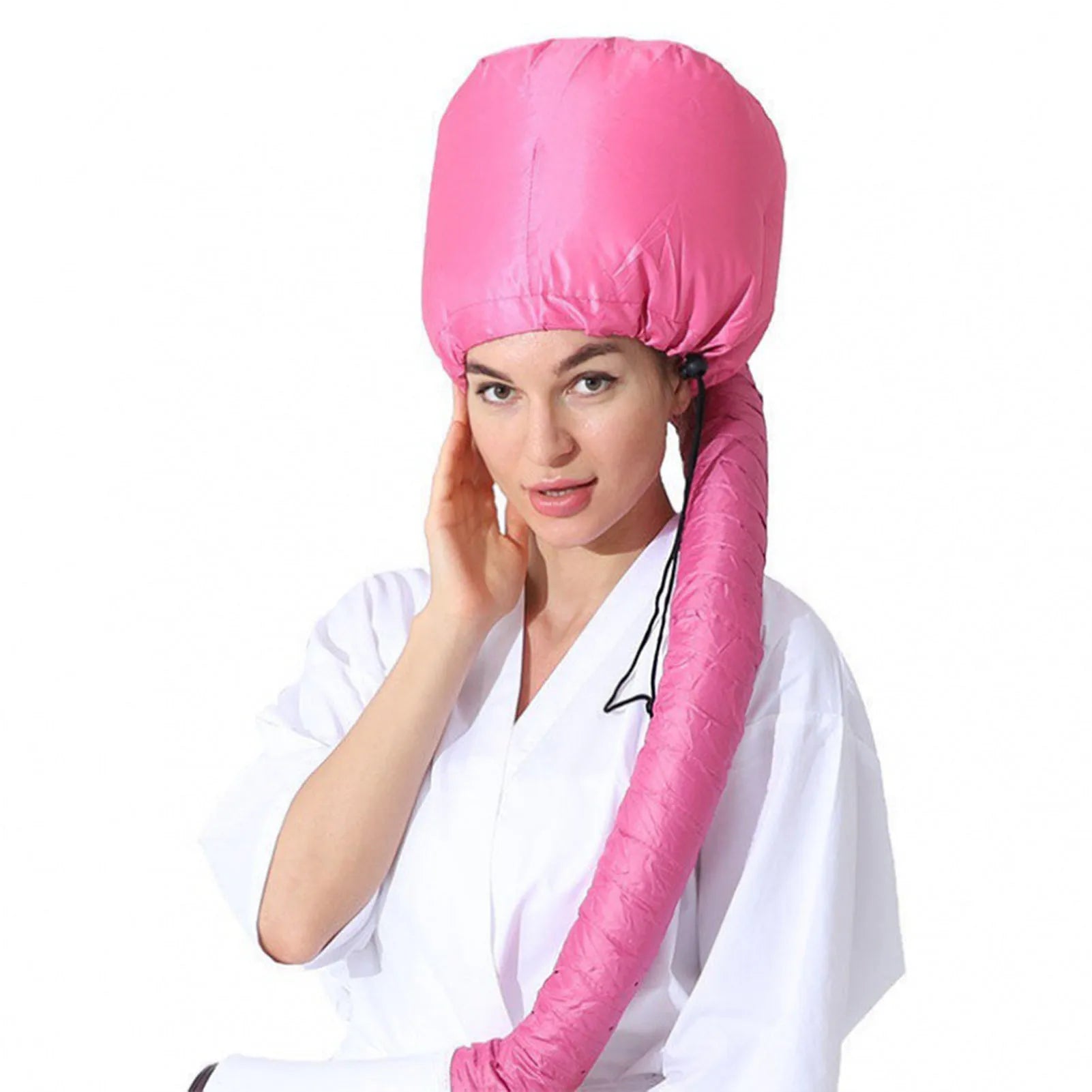 Gorro de vapor para secador de pelo, gorro de secado de estilismo reutilizable, gorro para el cuidado del cabello, gorro para secador de pelo, estilismo de salón de Spa en casa