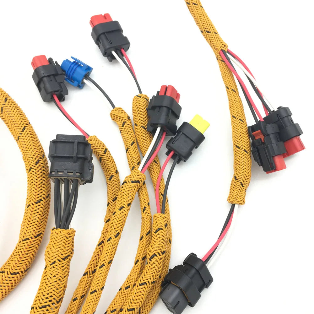 Para arnés de cableado de motor CAT C6.4 296-4617 520-7000 320D 323D para piezas de Caterpillar accesorios de excavadora Cable de cableado Yokes