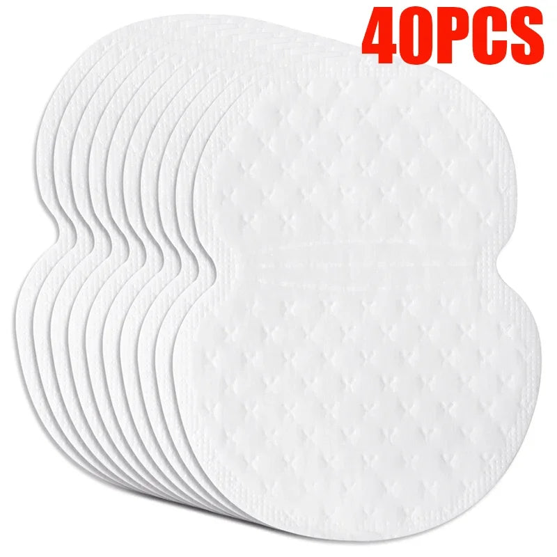 10/20/40/50 Uds. Almohadillas para el sudor Unisex, desodorantes de verano, almohadillas para el sudor antitranspiración desechables, almohadilla protectora para el sudor absorbente