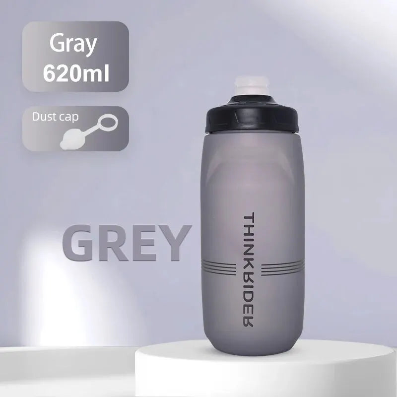 ThinkRider-botella de agua para bicicleta de montaña y carretera, botella de plástico portátil de gran capacidad para deportes al aire libre, 620ml/750ml