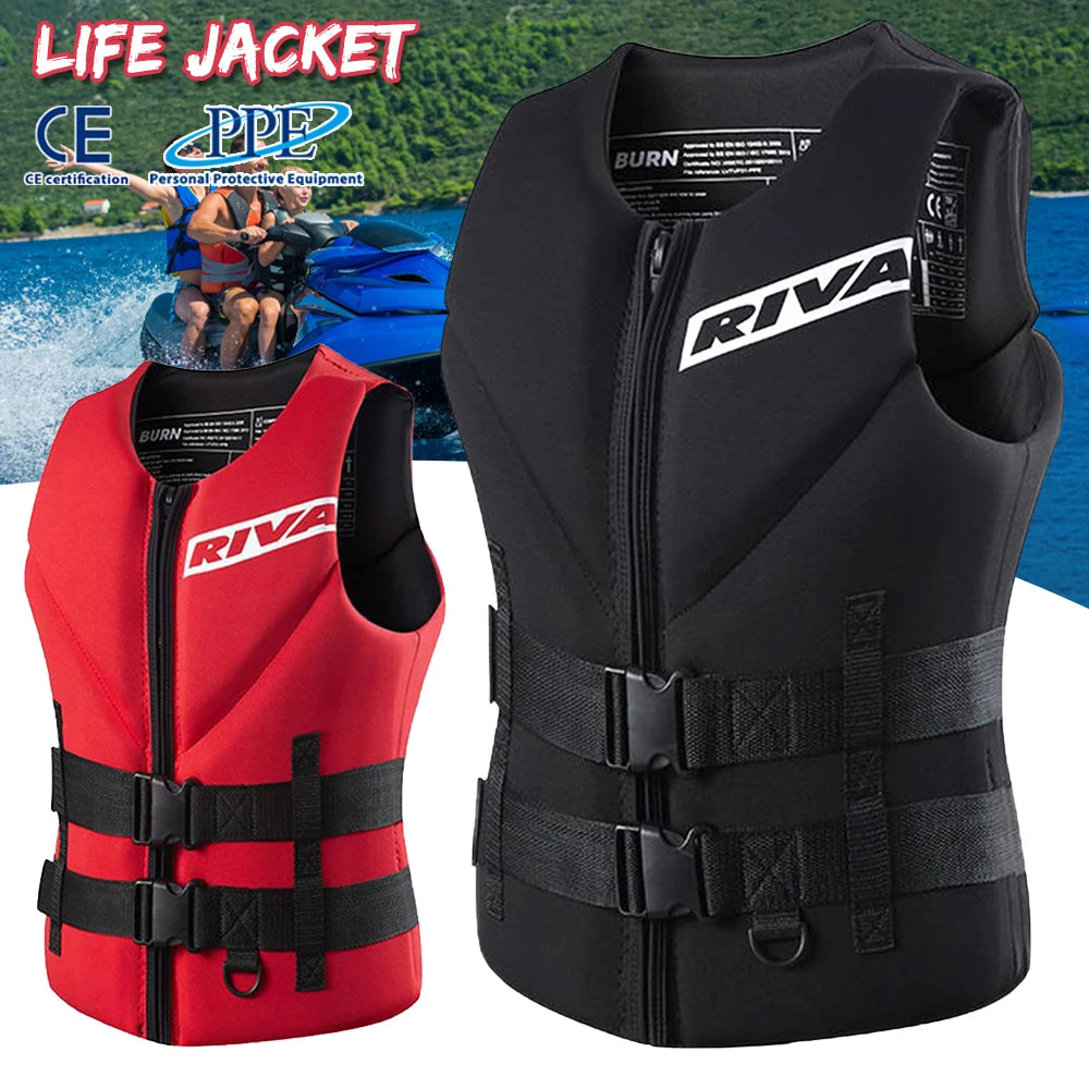 Chaleco salvavidas para adultos, para Surf, Kayak, Wakeboard, lanchas de rescate, balsa, esquí, deportes acuáticos, natación, rescate a la deriva