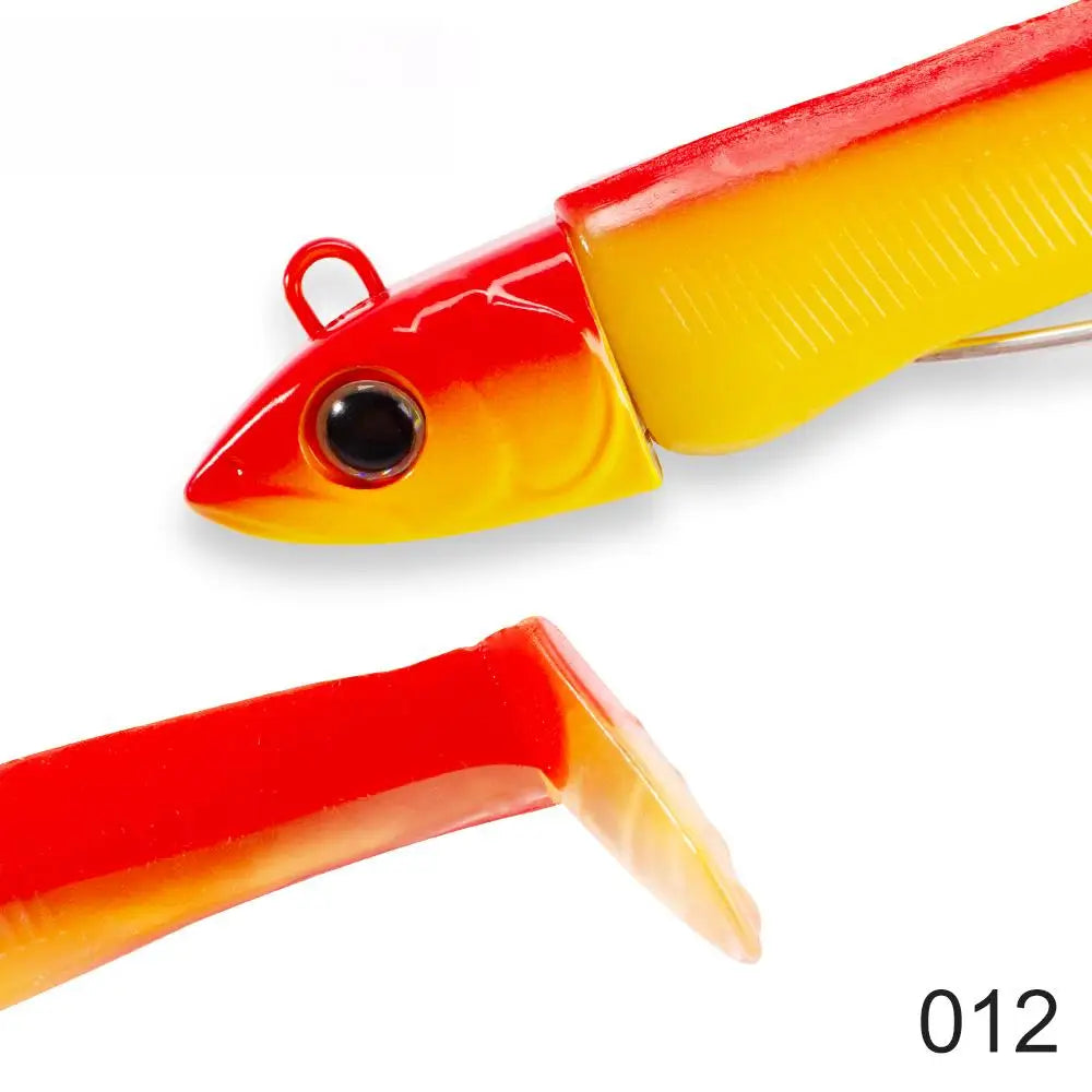 Señuelo de pesca de silicona suave Hunthouse Barre T. Minnow 70/85/100/110/125/135/155mm para lubina y lucio LW216