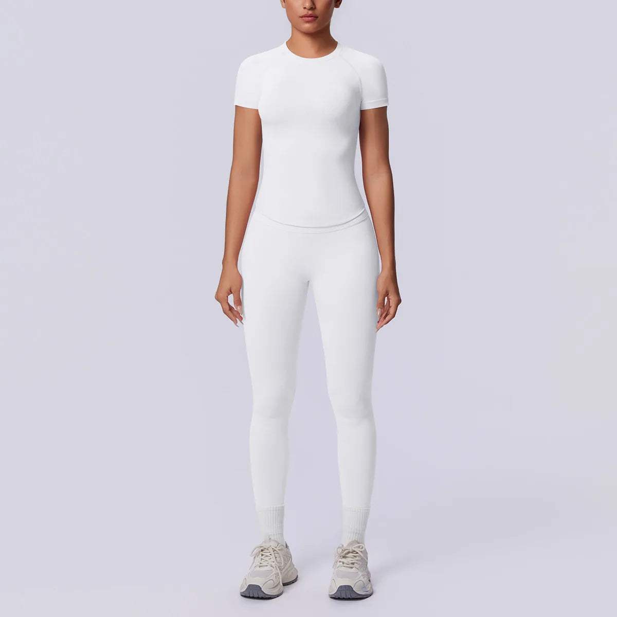Conjunto Deportivo de Yoga para Mujer, Conjunto de Dos Piezas, Pantalones y Top, Traje Deportivo para Gimnasio, Yoga y Entrenamiento