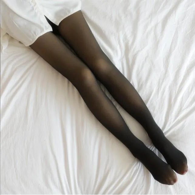 Medias térmicas forradas de lana para mujer, mallas cálidas de cintura alta, pantimedias negras translúcidas, Sexy, Invierno medias termicas mujer mallas termicas mujer mallas calidas de invierno para mujer
