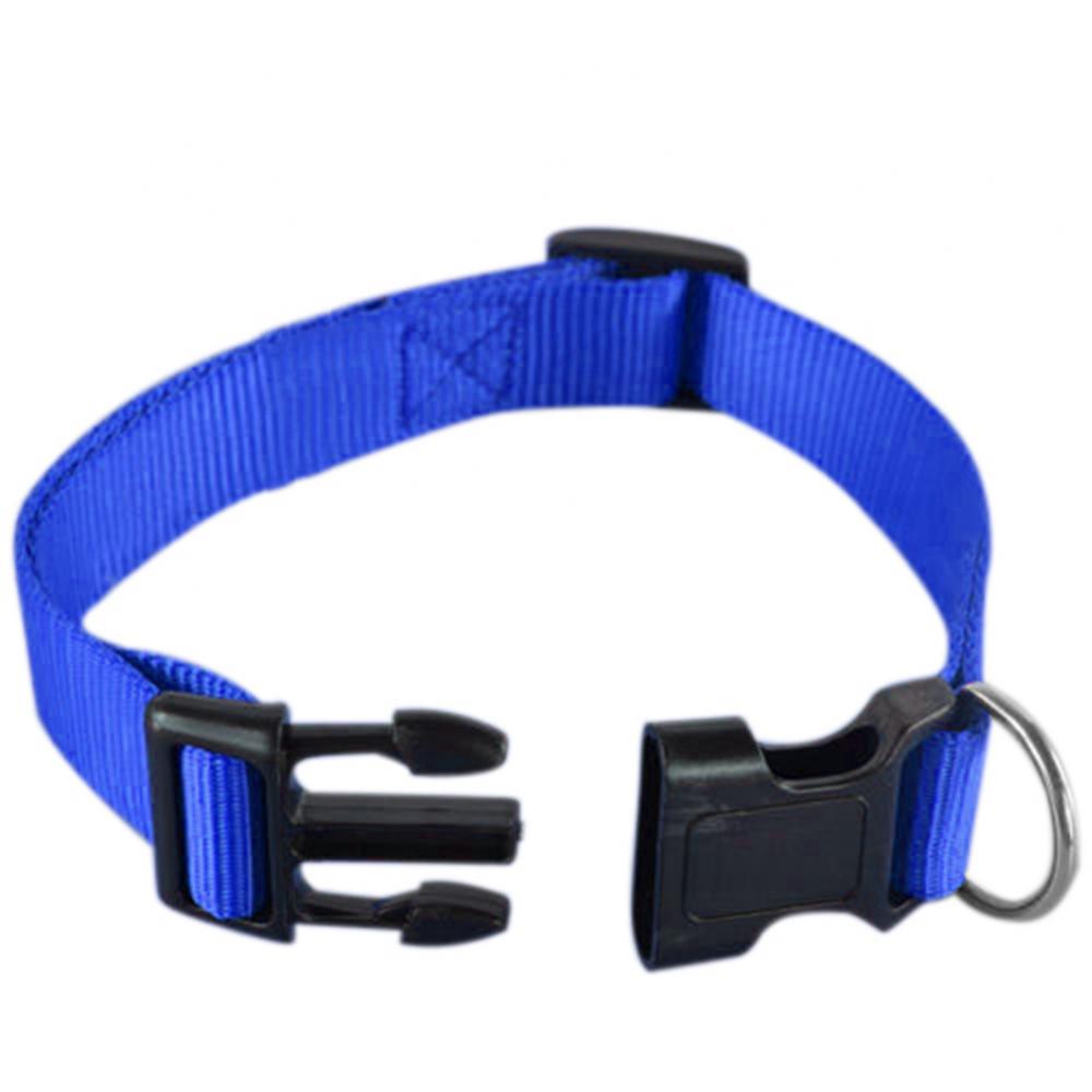 Collar ajustable de nailon de seguridad para perros, cachorros, gatos y mascotas, hebilla de liberación rápida separable, suministros para perros