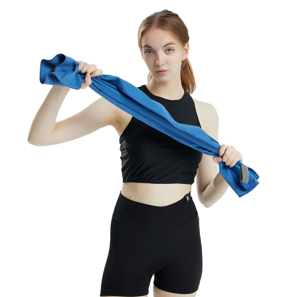 Toalla de microfibra de secado rápido, toalla de viaje, toalla deportiva, toalla de playa a prueba de arena, toalla ligera suave para nadar, Yoga, gimnasio