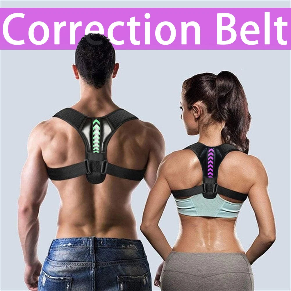 Cinturón Corrector de postura ajustable para espalda y hombros, soporte para clavícula y columna vertebral, modela tu cuerpo, deporte en casa y oficina
