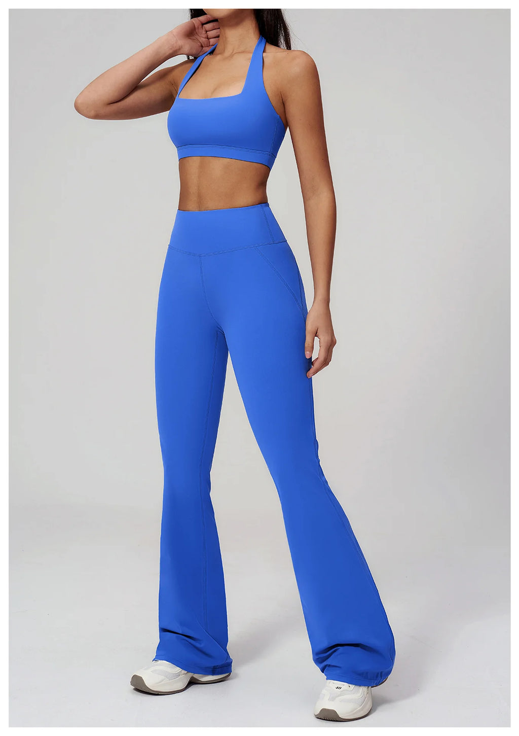Conjunto de Yoga para Mujer, Ropa Deportiva, Conjunto de Gimnasio y Fitness, 2 Piezas, Leggings para Correr, Sujetador Deportivo Transpirable, Ropa Deportiva Femenina
