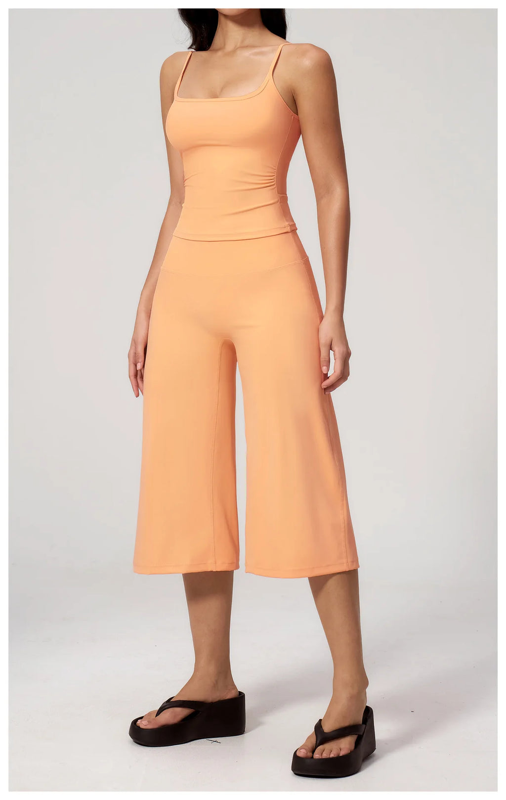 Conjunto Deportivo de Yoga para Mujer, Conjunto de Dos Piezas, Pantalones y Top, Traje Deportivo para Gimnasio, Yoga y Entrenamiento