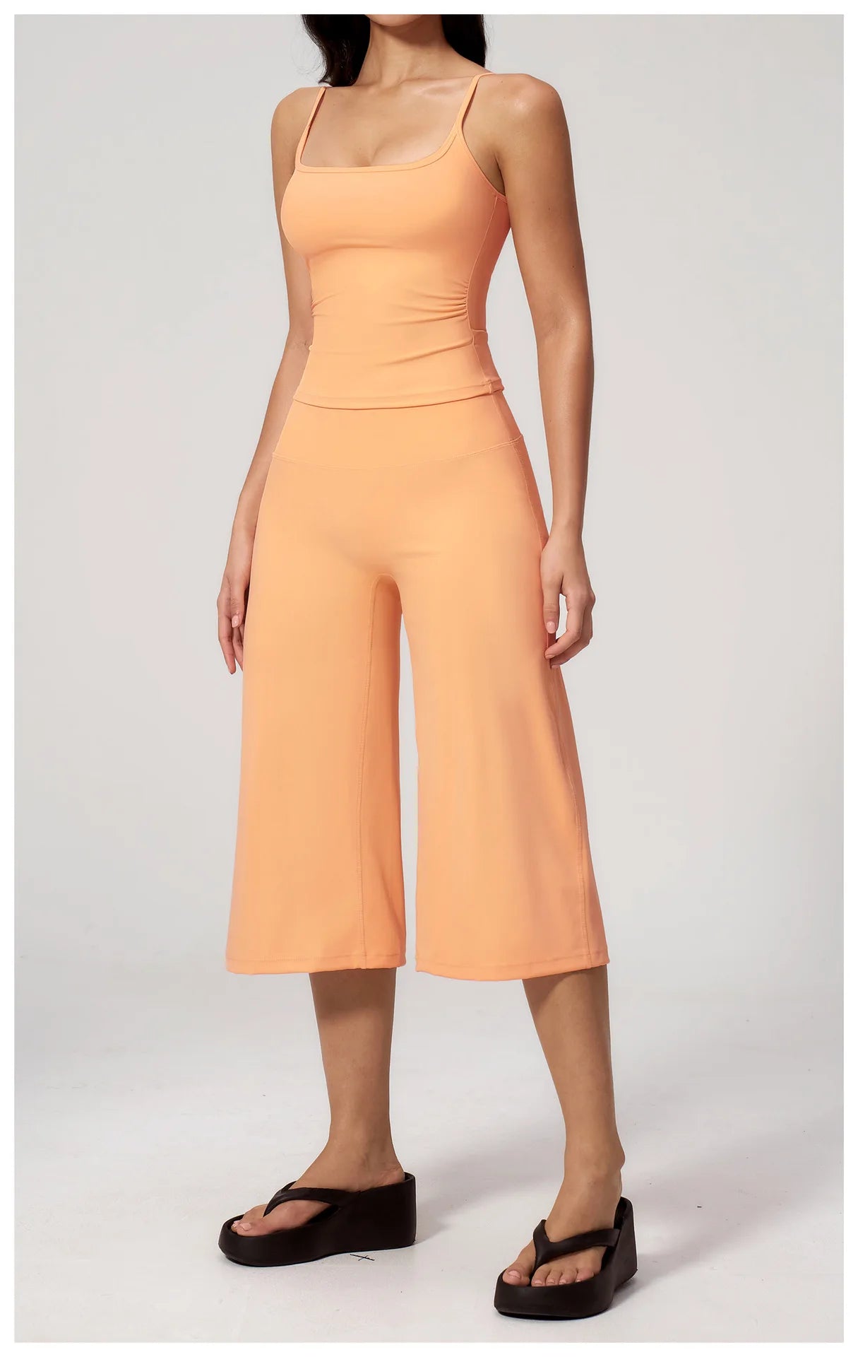 Conjunto Deportivo de Yoga para Mujer, Conjunto de Dos Piezas, Pantalones y Top, Traje Deportivo para Gimnasio, Yoga y Entrenamiento