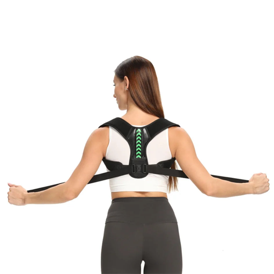 Cinturón Corrector de postura ajustable para espalda y hombros, soporte para clavícula y columna vertebral, modela tu cuerpo, deporte en casa y oficina