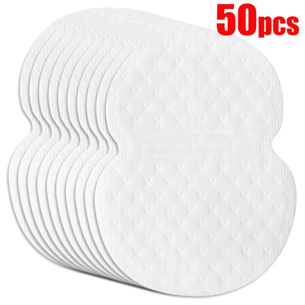 10/20/40/50 Uds. Almohadillas para el sudor Unisex, desodorantes de verano, almohadillas para el sudor antitranspiración desechables, almohadilla protectora para el sudor absorbente