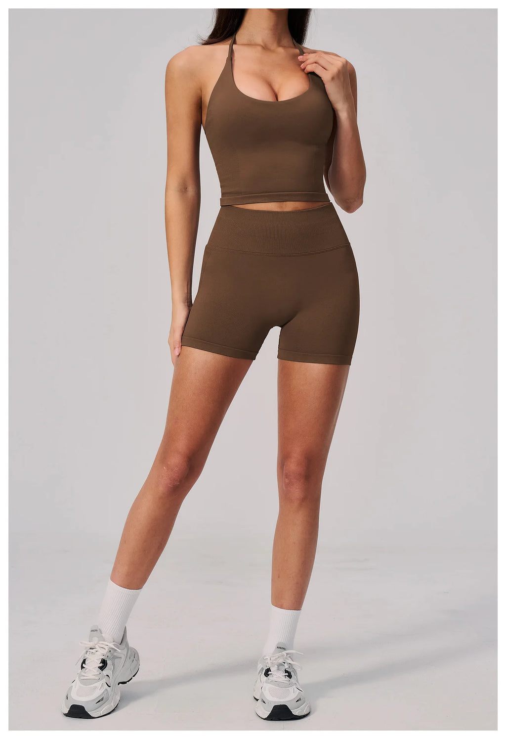 Conjunto de Yoga sin Costuras para Mujer, Ropa Deportiva, Conjunto de Fitness de 2 Piezas, Leggings y Sujetador Deportivo Transpirable, Ropa Deportiva Femenina