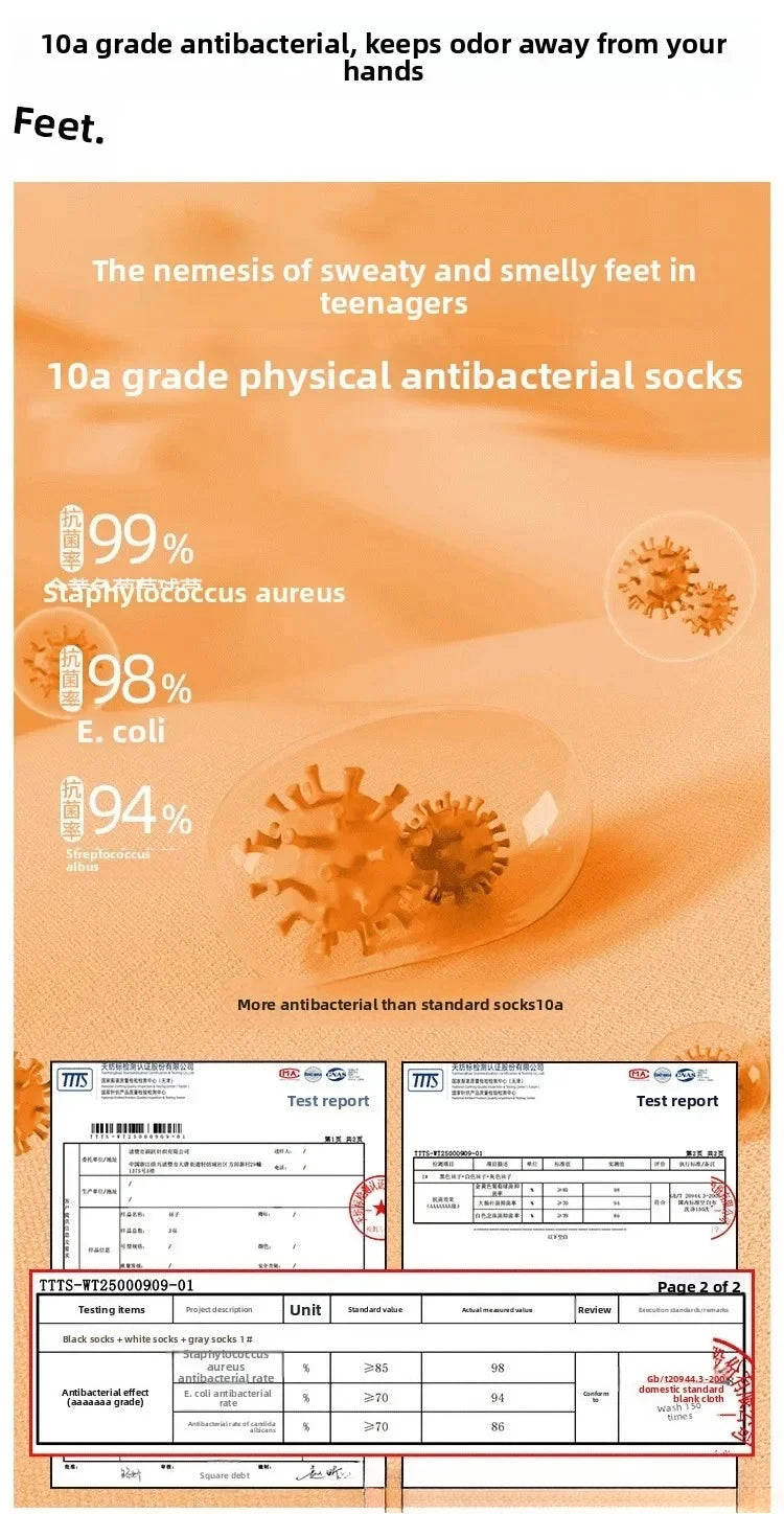 Calcetines dlo de algodón puro antiolor, aptos para todas las estaciones, medias 100% algodón, para jóvenes estudiantes, talla grande, calcetines de baloncesto.