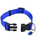Collar ajustable de nailon de seguridad para perros, cachorros, gatos y mascotas, hebilla de liberación rápida separable, suministros para perros