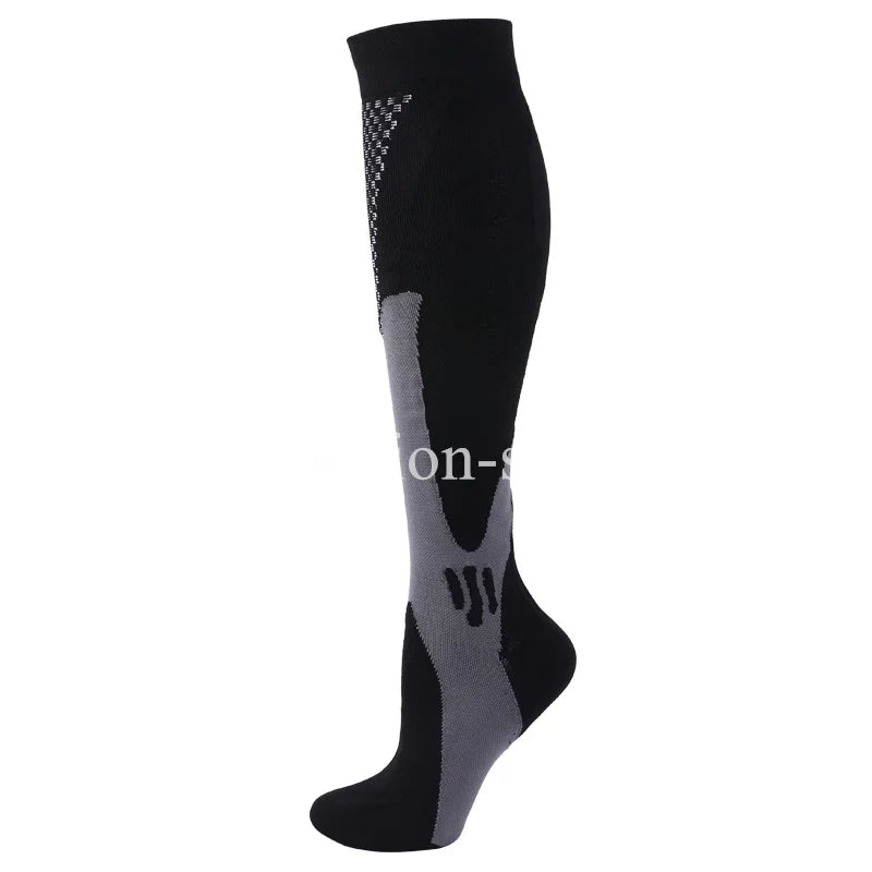 1 par de calcetines de compresión calcetines deportivos medias de enfermería médica previenen las venas varicosas calcetines embarazo enfermería atlético fútbol SOX