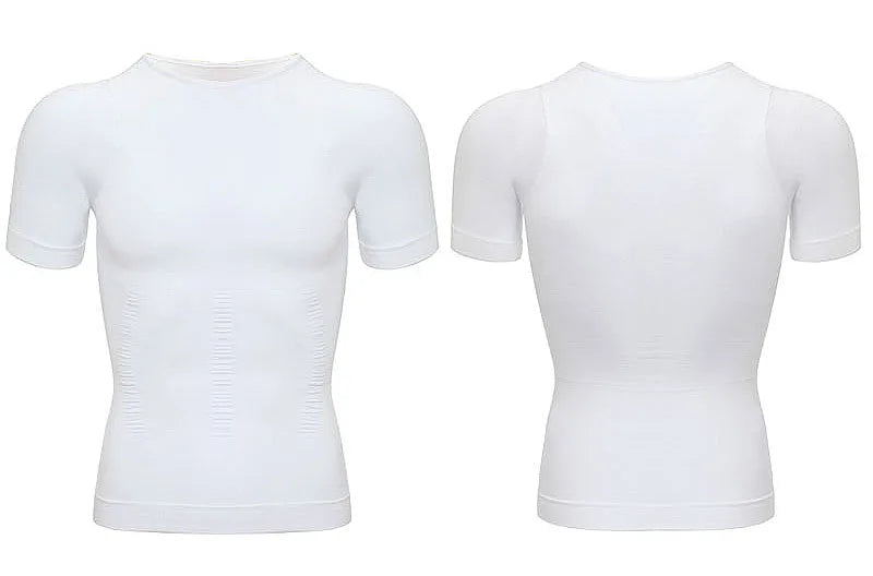 Chaleco moldeador de cuerpo adelgazante para hombre, camisa Abs para Abdomen, entrenamiento de gimnasio delgado, Control de barriga, camiseta sin mangas de compresión, ropa moldeadora sin mangas