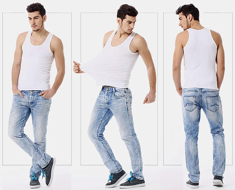 Chaleco fino de algodón para las cuatro estaciones de color sólido para hombre, sudadera informal y cómoda del Joker, chaleco ajustado para ejercicio físico
