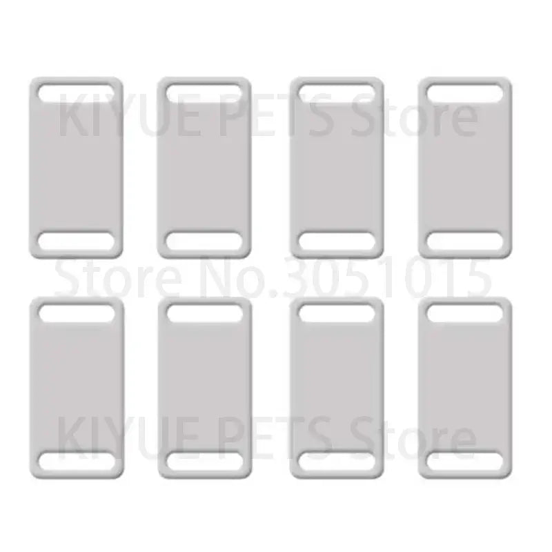 Etiquetas de identificación de aluminio para mascotas, placa de identificación grabada personalizada para perros, accesorios para Collar, 100 UDs., venta al por mayor