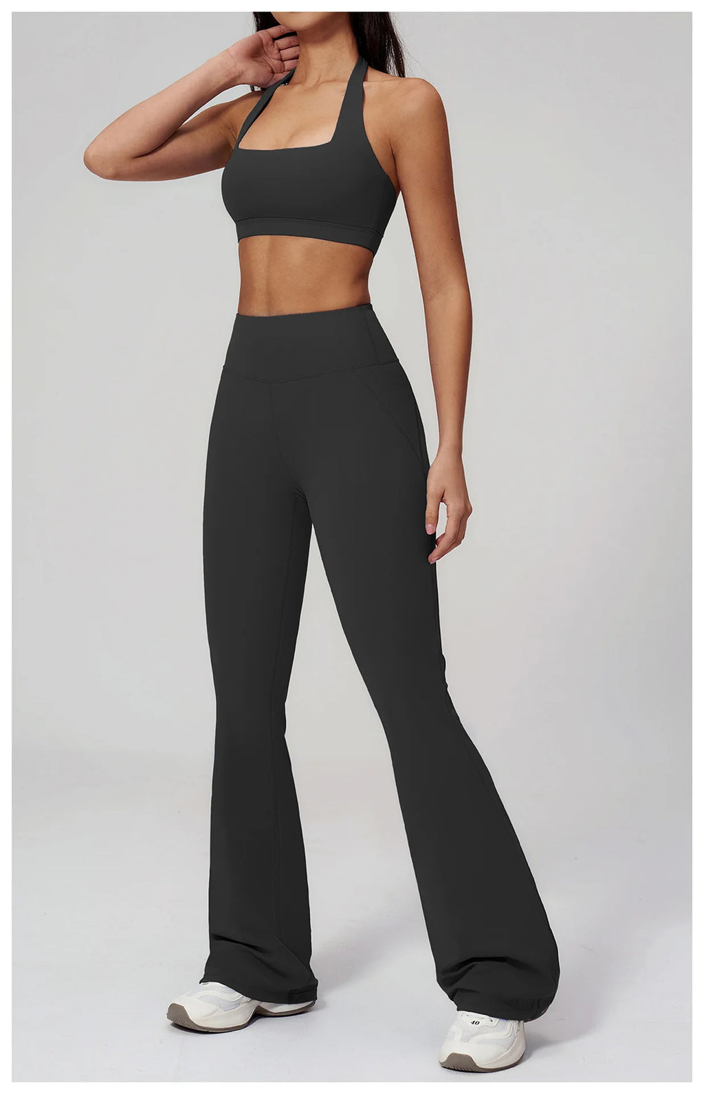 Conjunto de Yoga para Mujer, Ropa Deportiva, Conjunto de Gimnasio y Fitness, 2 Piezas, Leggings para Correr, Sujetador Deportivo Transpirable, Ropa Deportiva Femenina