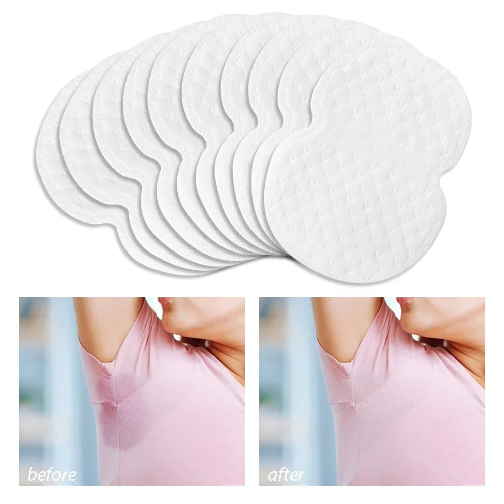 10/20/40/50 Uds. Almohadillas para el sudor Unisex, desodorantes de verano, almohadillas para el sudor antitranspiración desechables, almohadilla protectora para el sudor absorbente