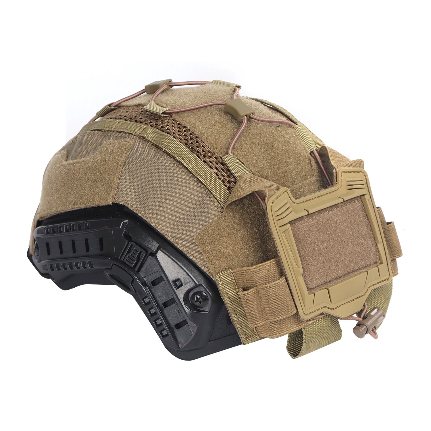 Juego de fundas para casco táctico para casco marítimo, bolsa para batería NVG, funda de malla híbrida de caza para cascos balísticos y