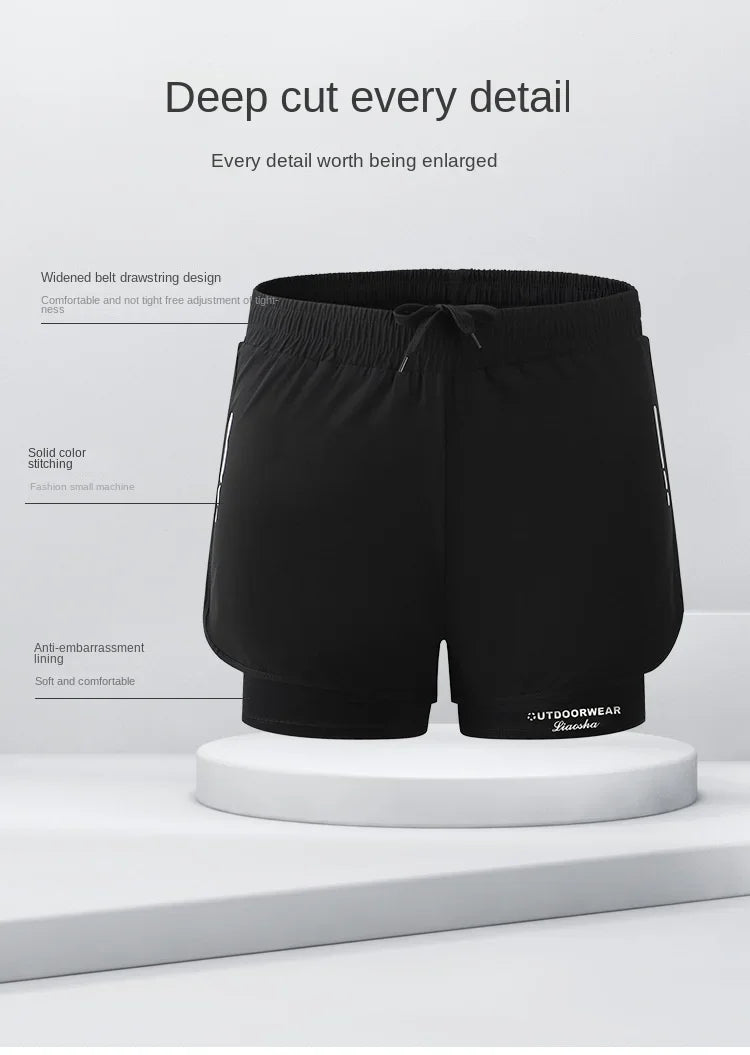Trajes de Baño para Hombre de Secado Rápido, Shorts Deportivos con Forro de Compresión para Playa, Piscina, Correr y Gimnasio