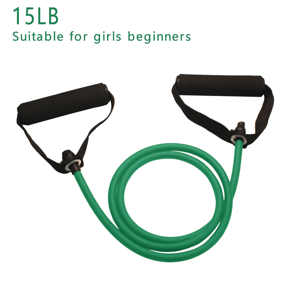 Bandas de resistencia con asas, bandas de ejercicio, bandas de entrenamiento con asas para hombres y mujeres, equipo de entrenamiento de fuerza en casa