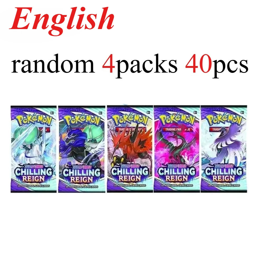 40 Uds. Tarjeta de Pokémon prismática 151 evoluciones inglés Booster Battle juego de cartas de Pokémon Carte Trading tarjetas de colección regalo