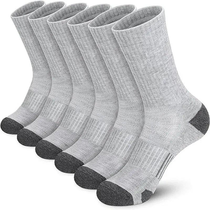 6/12 pares de calcetines de gimnasio al aire libre para hombre, alta calidad, cómodos, suaves, agarre al suelo, fútbol, talla grande, nuevo estilo