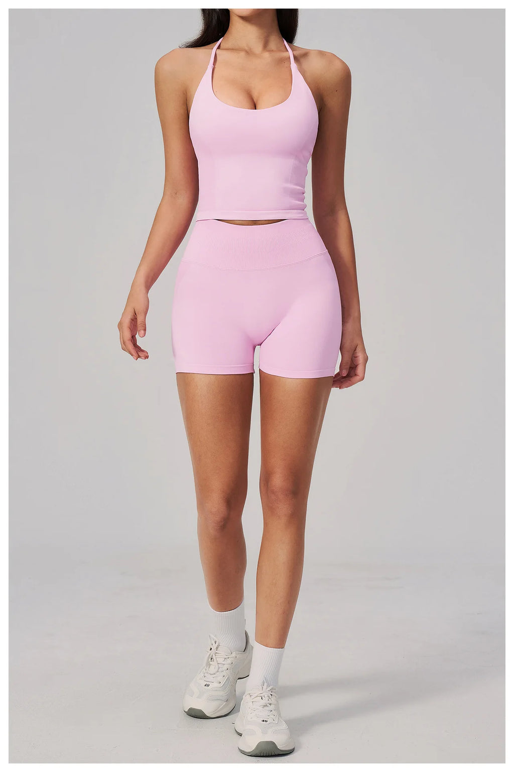 Conjunto de Yoga sin Costuras para Mujer, Ropa Deportiva, Conjunto de Fitness de 2 Piezas, Leggings y Sujetador Deportivo Transpirable, Ropa Deportiva Femenina