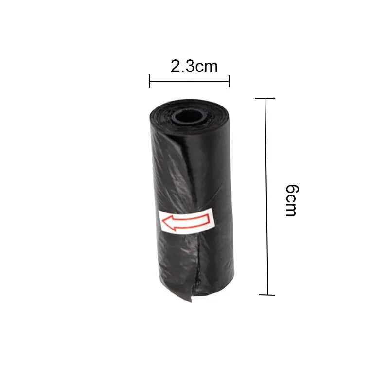 10 rollos 1 paquete de bolsa de basura para mascotas bolsa de caca de perro bolsas de basura de limpieza bolsa de basura desechable bolsa portátil