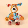 Juguete de peluche para mascotas, animales bonitos, resistente a mordeduras, interactivo, chirriante, juguete para masticar para perros, limpieza de dientes, juguete para masticar, suministros para mascotas