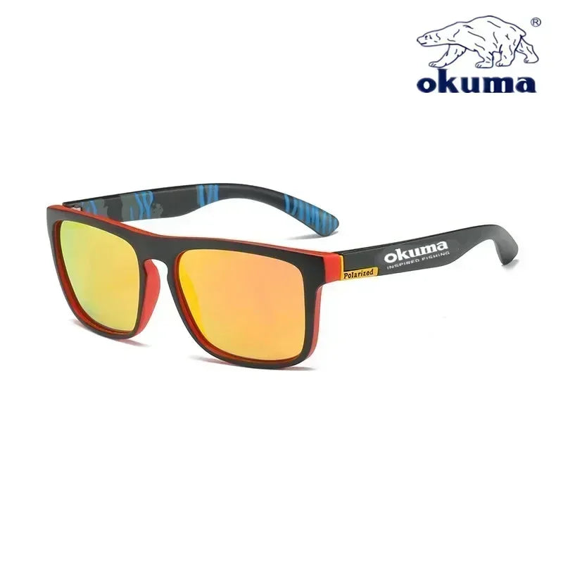 Okuma-gafas de sol polarizadas UV400 para hombre y mujer, lentes de sol al aire libre para caza, pesca, conducción de bicicletas, caja opcional