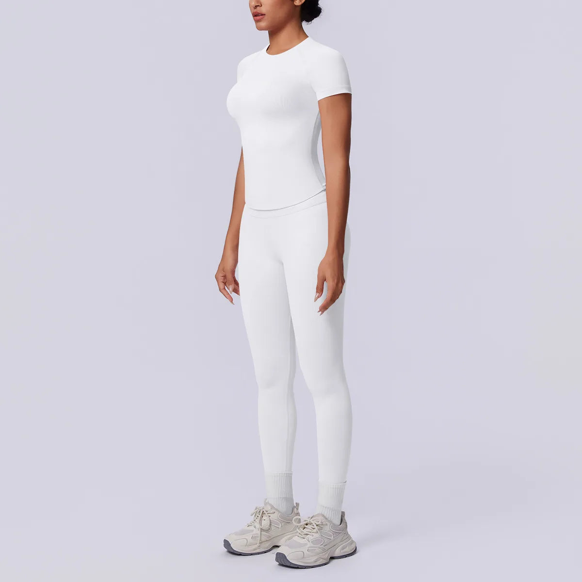Conjunto Deportivo de Yoga para Mujer, Conjunto de Dos Piezas, Pantalones y Top, Traje Deportivo para Gimnasio, Yoga y Entrenamiento