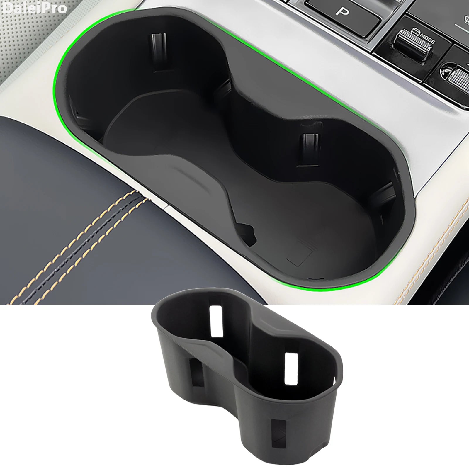 Para BYD Seal U 2023 2024 2025 caja de almacenamiento con reposabrazos consola central portavasos caja de almacenamiento en capas accesorios para Song Plus DM-i