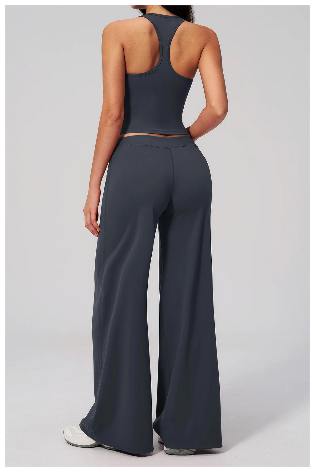 Conjunto Deportivo de Yoga para Mujer, Conjunto de Dos Piezas, Pantalones y Top, Ropa Deportiva para Gimnasio, Yoga y Entrenamiento