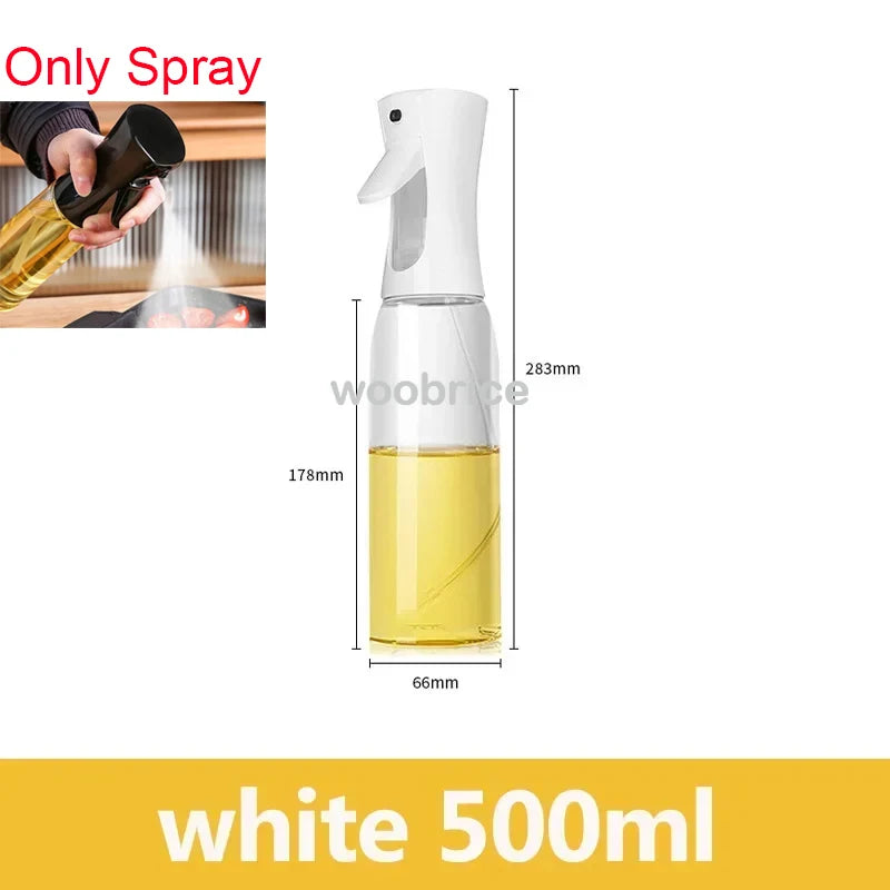 Dispensador de aceite en aerosol 2 en 1 para cocina, pulverizador de aceite o solo cepillo pulverizador para freír al aire, ensaladas, asar, cocinar en la cocina