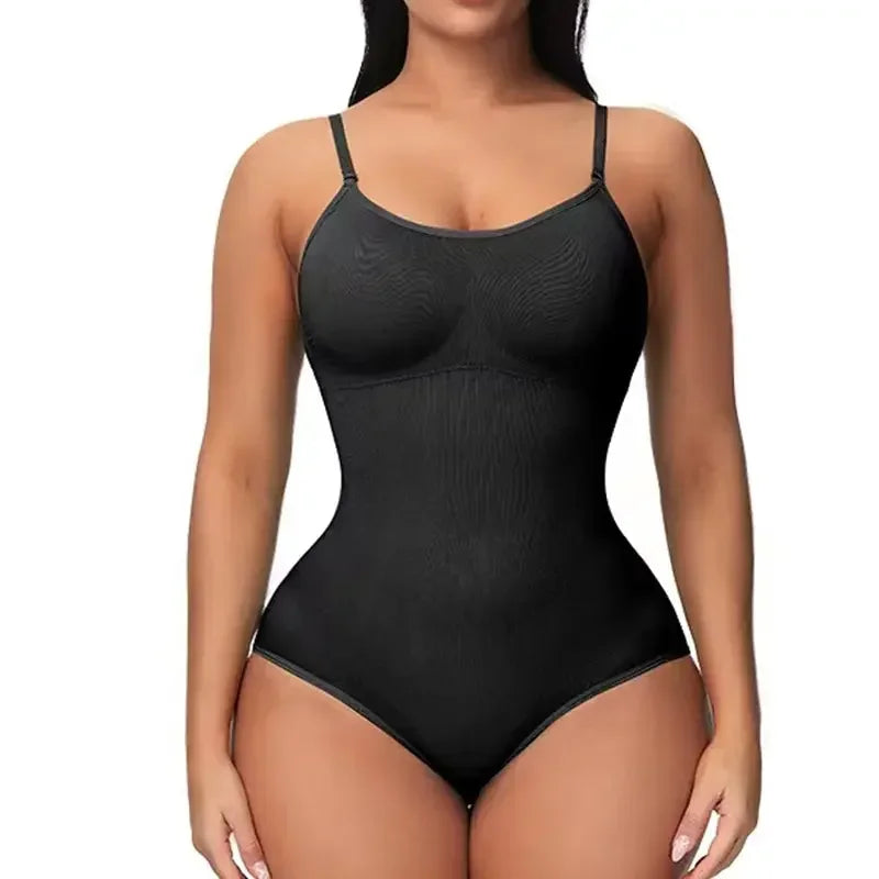 Body moldeador breve sin costuras sólido de 1 pieza, moldeador de cuerpo más delgado para levantamiento de glúteos y Control de barriga, ropa interior para mujer