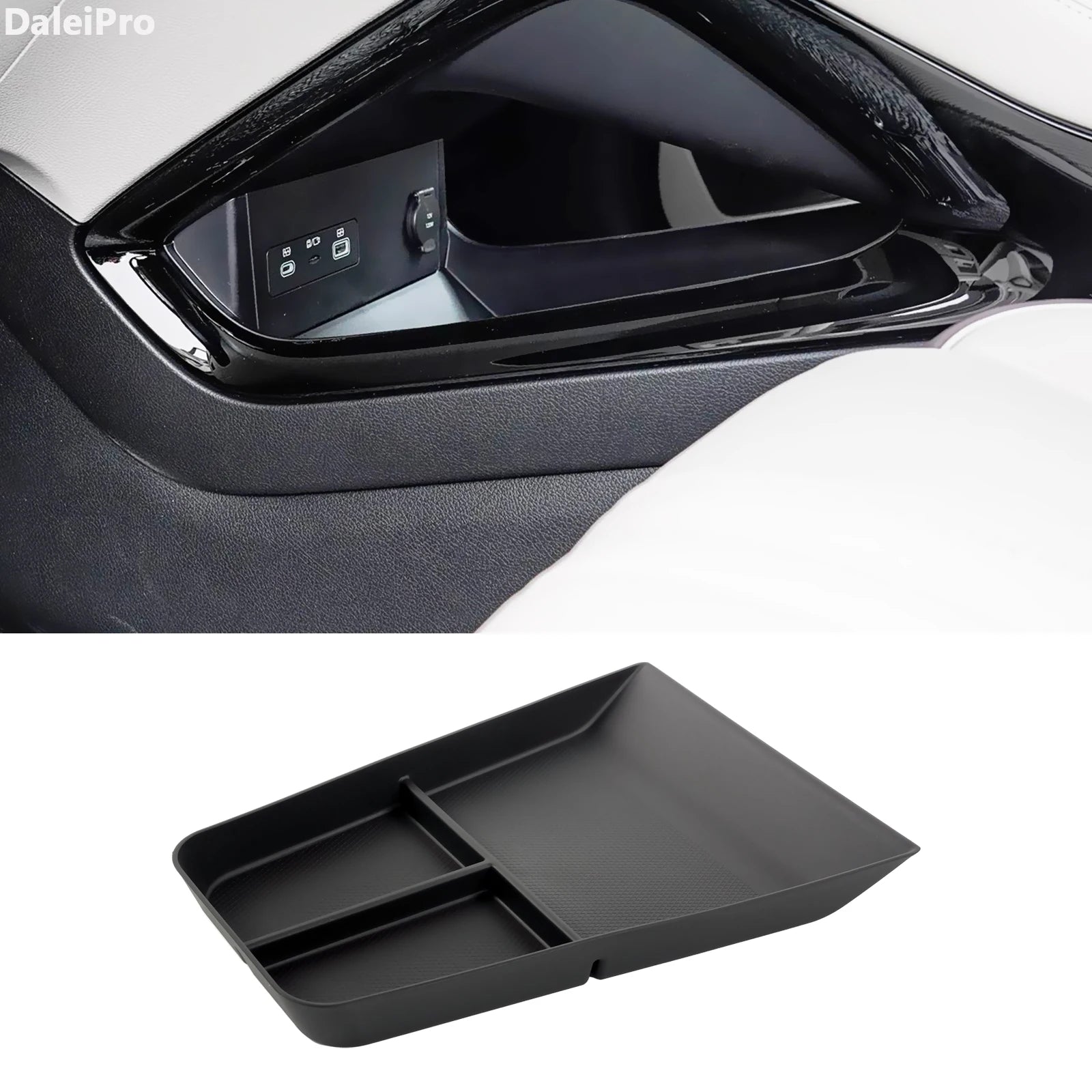 Para BYD Seal U 2023 2024 2025 caja de almacenamiento con reposabrazos consola central portavasos caja de almacenamiento en capas accesorios para Song Plus DM-i