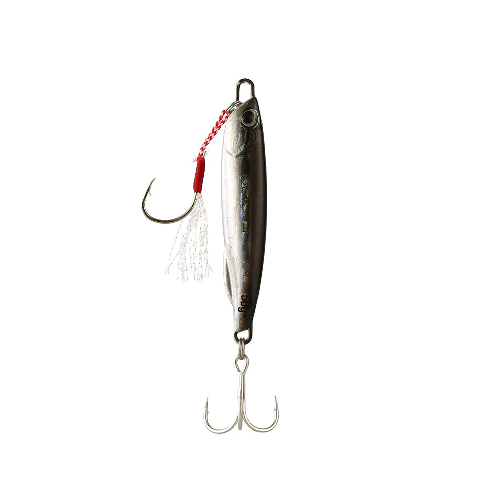 Jigging-señuelo de pesca de lubina Artificial, anzuelo de Metal fundido 2021 Japen, 10/15/20/30/40/50g, fundición a tierra