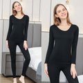 1 Juego de ropa interior térmica cálida, ropa íntima sexi para mujer, Calzoncillos largos con forma de mujer, ropa moldeadora térmica de cuello medio para mujer