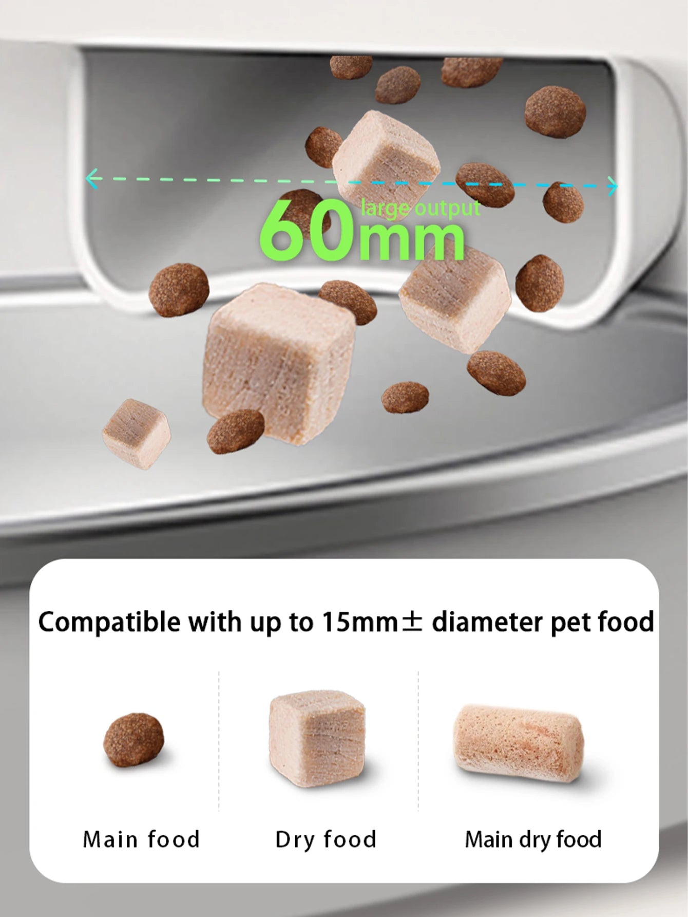 Alimentador automático para gatos, cámara inteligente para mascotas, dispensador de comida para gatos, 2,4G/5GWiFi, Control por aplicación Tuya, alimentador automático para accesorios para perros y gatos