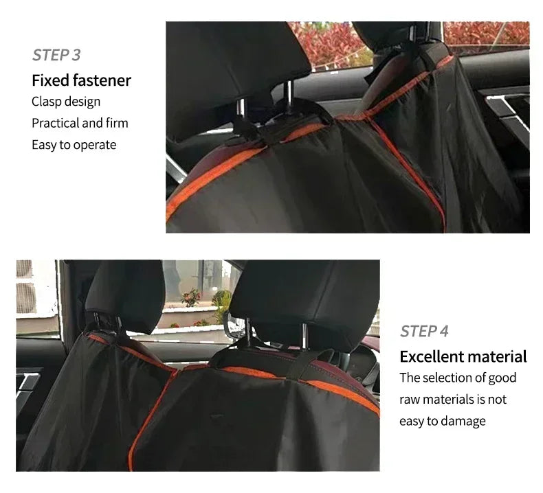 Funda Protectora Premium para Asiento de Coche para Perros, de Tela Oxford, Resistente al Agua y a los Arañazos, Tipo Hamaca, para Autos, Camionetas y SUVs