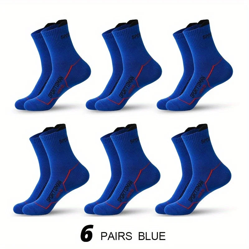 6 pares de calcetines calcetines cortos para hombre calcetines de baloncesto absorbentes y olorosos calcetines deportivos para correr calcetines de malla transpirable para hombre