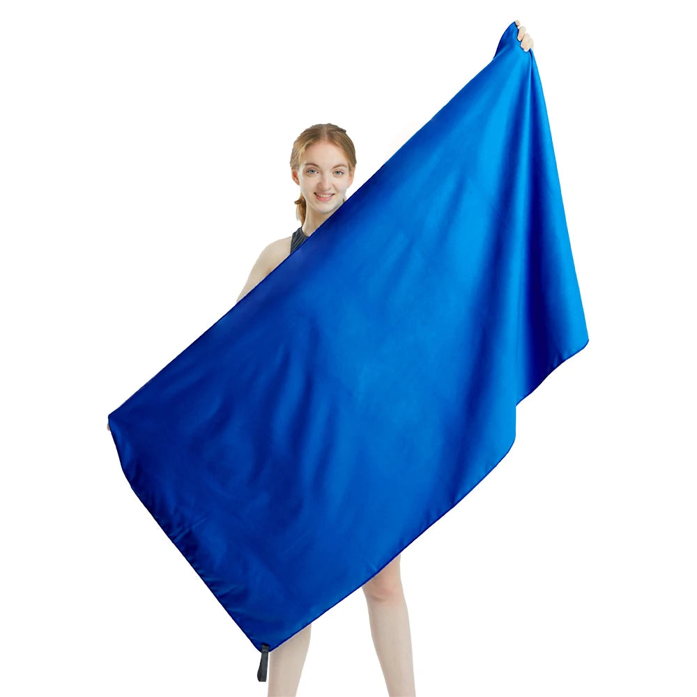 Toalla de microfibra de secado rápido, toalla de viaje, toalla deportiva, toalla de playa a prueba de arena, toalla ligera suave para nadar, Yoga, gimnasio