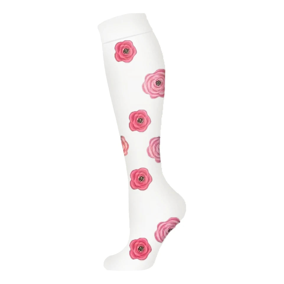Nuevos calcetines de compresión deportivos para venas varicosas, calcetines médicos de nailon para enfermería, aptos para correr, saltar, antifatiga