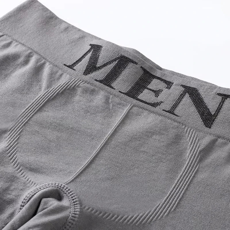 Calzoncillos tipo bóxer para hombre, ropa interior transpirable de alta elasticidad, pantalones cortos elásticos de algodón suave, bragas cómodas de color liso, 5 uds.